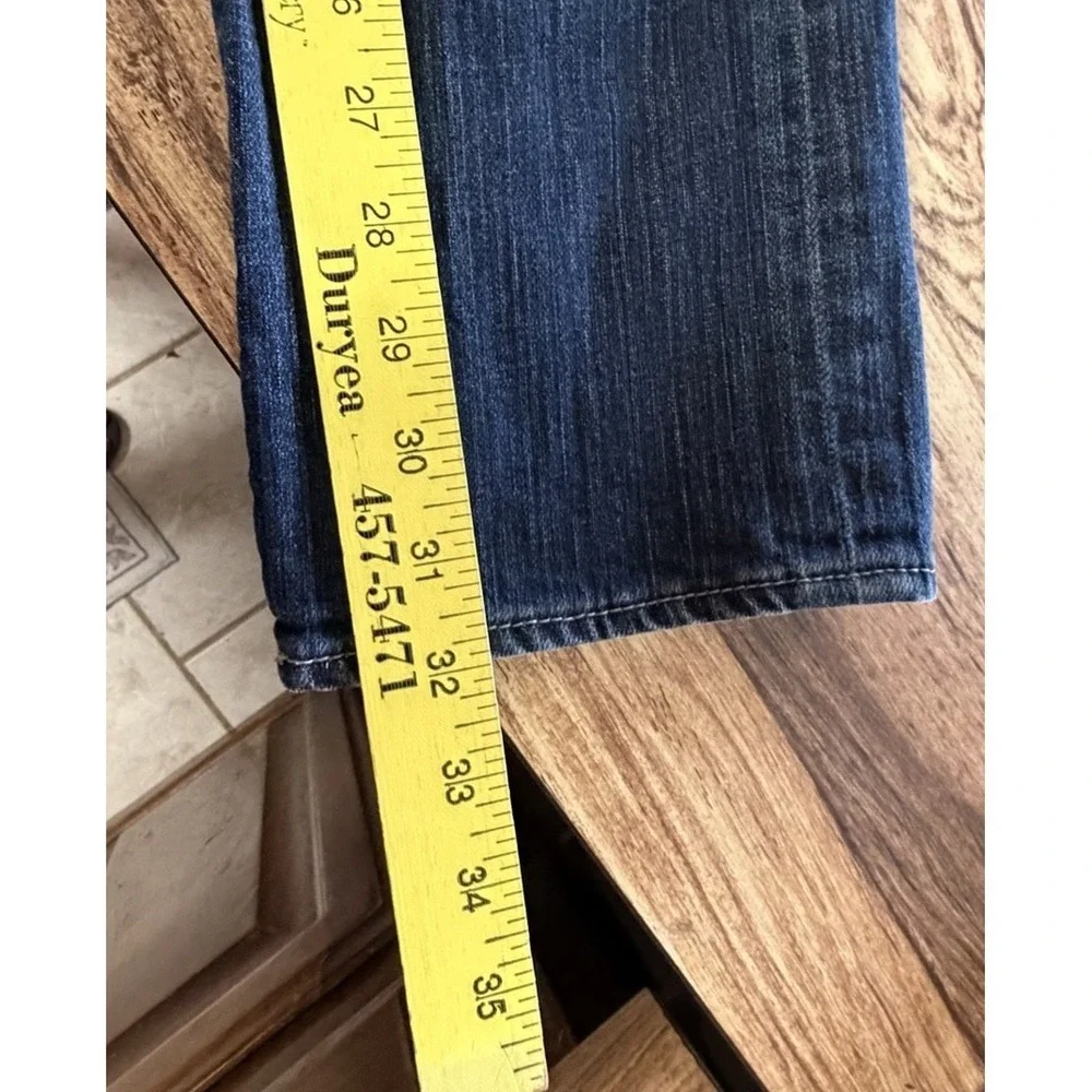 Polo Ralph Lauren Vintage 67 Blake Jeans Women's 28 Stretch Cuff Y2K Distressed - Picture 8 of 9